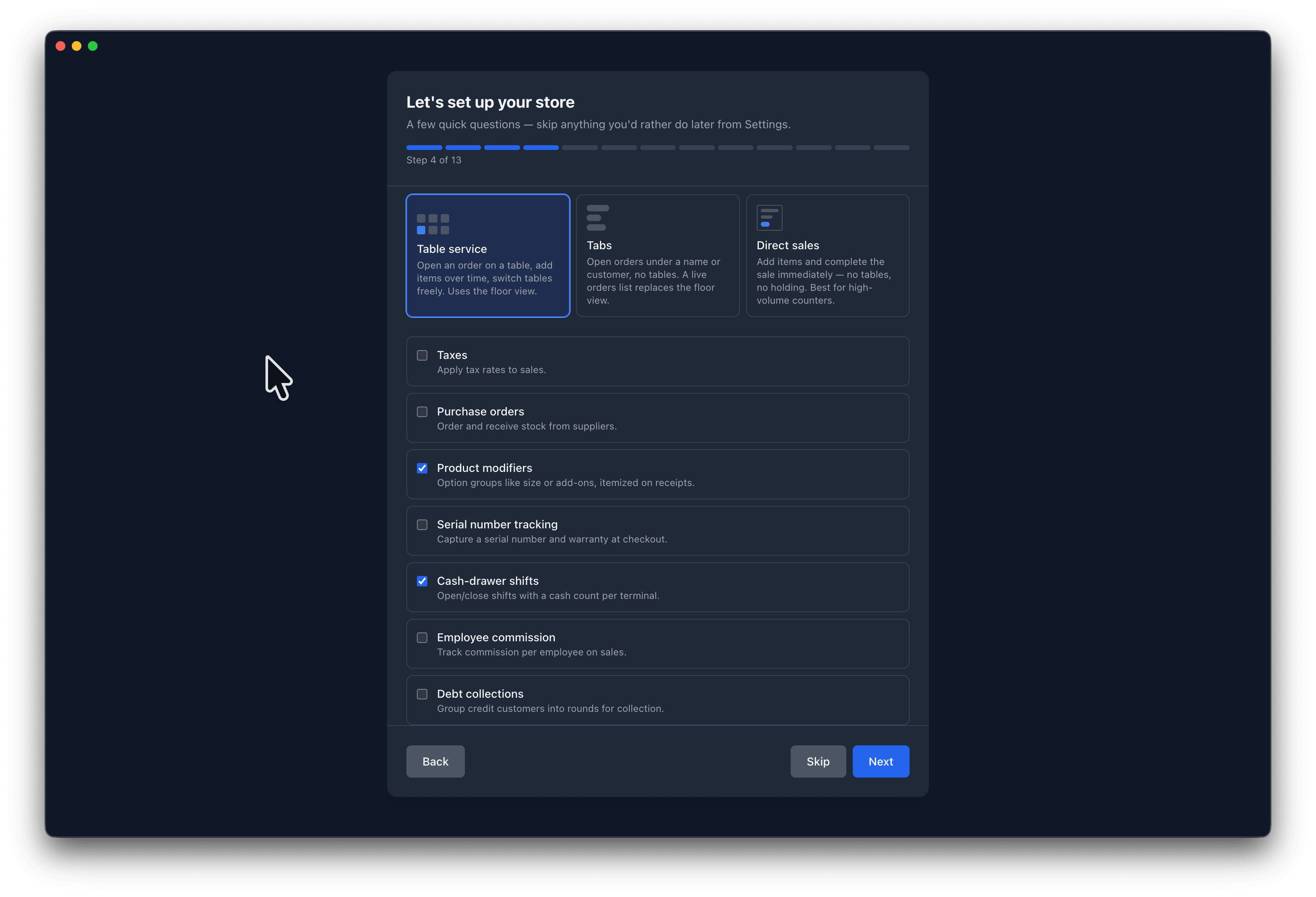 Z Setup Wizard